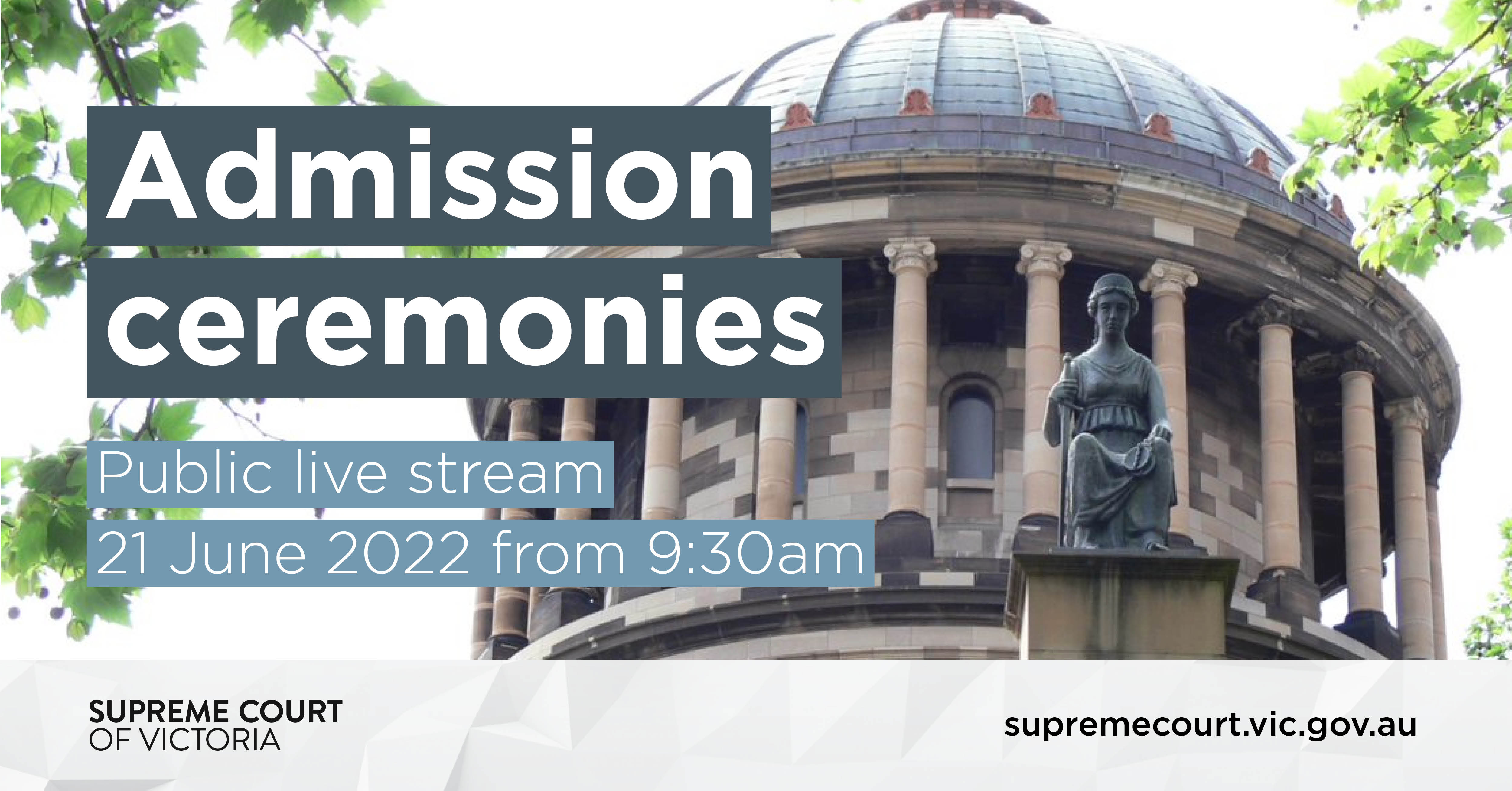 Admission Ceremonies On 21 June 2022 The Supreme Court Of Victoria